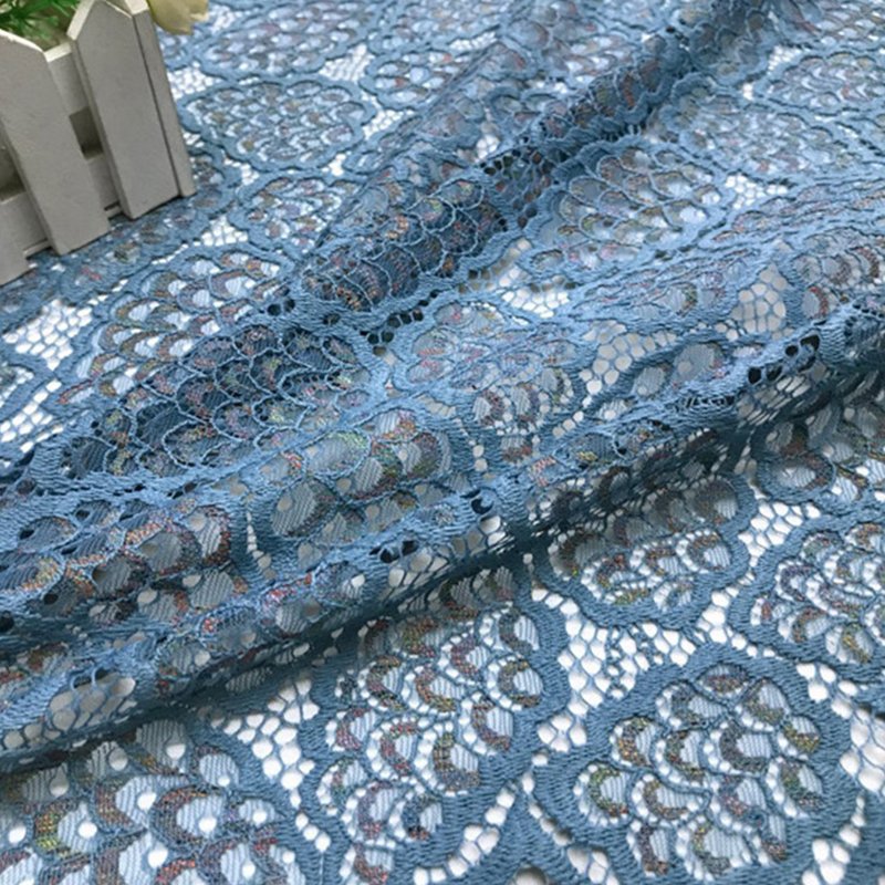 Lace Fabric Dress Cutwork Nylon for Women's Wear Wholesale Supplier 13